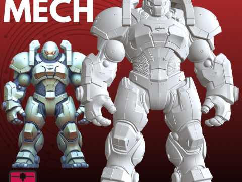 일본 기계 로봇 STL 미래 3D 프린트 모델