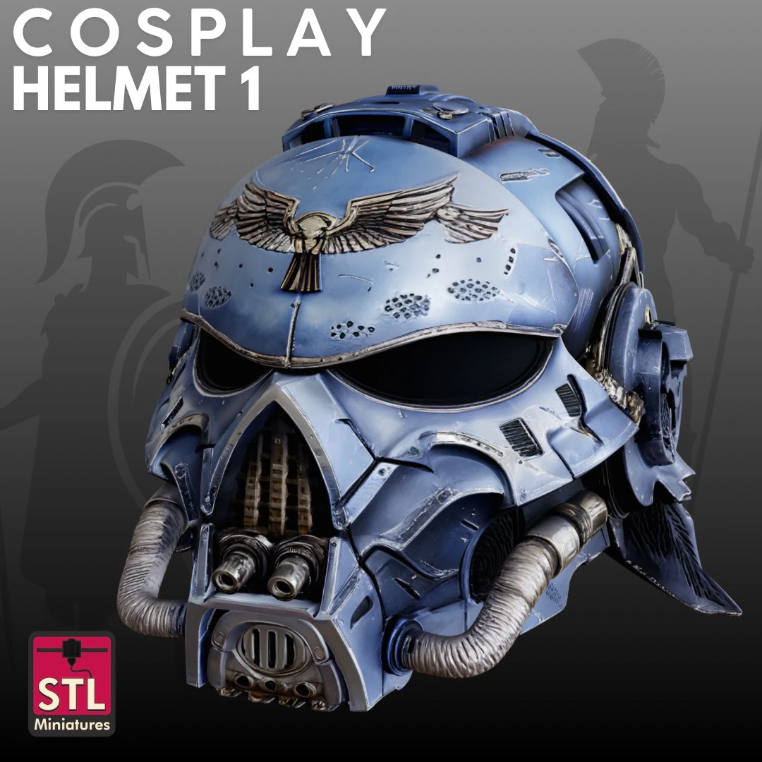 Cosplay Helmets STL Collectible s 3D Print Model .c4d .max .obj .3ds .fbx .stl .blend 