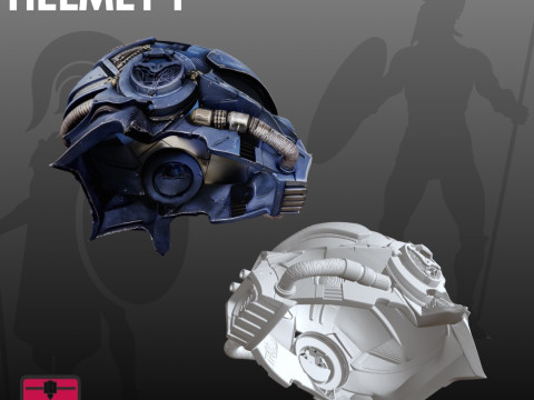 Casques de cosplay STL à collectionner Modèles 3D en vedette