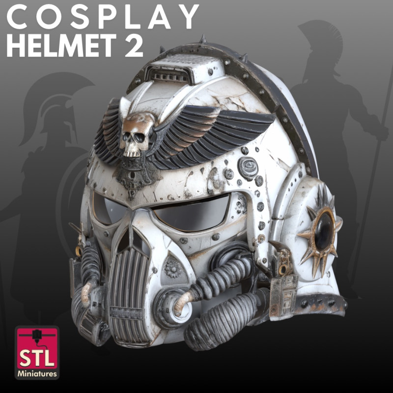 Cascos de cosplay STL Coleccionables s 2 Modelo de impresión 3D .c4d .max .obj .3ds .fbx .stl .blend