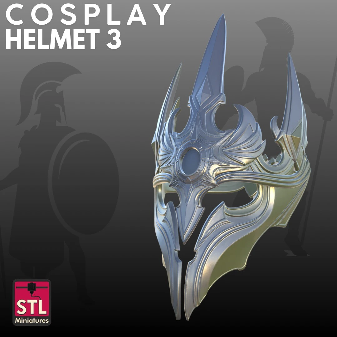Cosplay Helmets STL Collectible s 3D Print Model .c4d .max .obj .3ds .fbx .stl .blend 