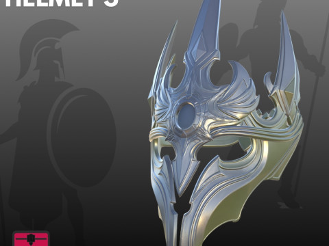 Косплей Шлемы STL Коллекционные s 3D Принт Модель