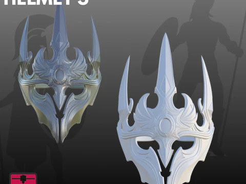 Cosplay Helmets STL Collectible s 3D Print Model