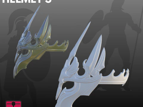 Cosplay Helmets STL Collectible s 3D Print Model