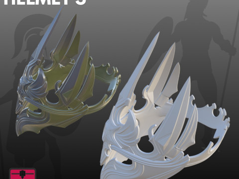 コスプレヘルメット STL グッズ 3Dプリントモデル