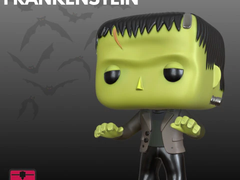 Mini Frankenstein STL Funko Pop stile Modello di stampa 3D