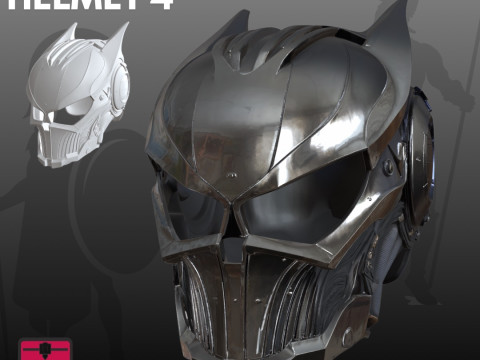 Cosplay Helmen STL Collectible s 3D printmodel