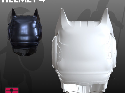 角色扮演头盔 STL 收藏品 3D 打印模型