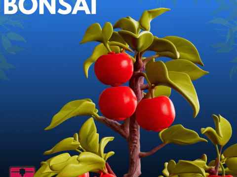 Bonsai fruit STL Artistic Nature 3D Print Model