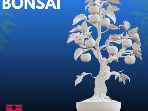 Bonsai fruit STL Artistic Nature 3D Print Model