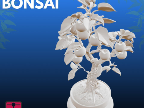 Bonsaï fruit STL Artistique Nature Modèles 3D en vedette