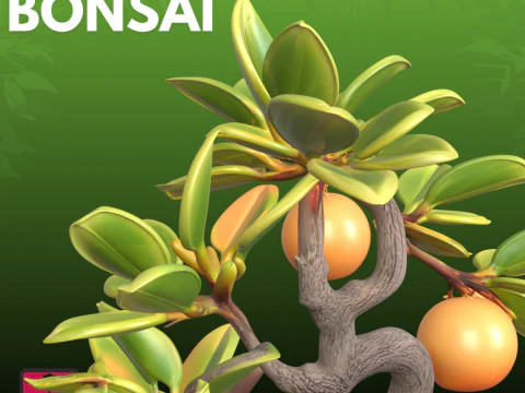 Orange Tree STL Artistic Nature 3D Print Model