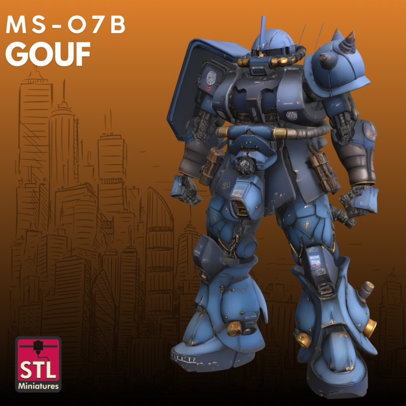 미래형 전투 기계 STL 근거리 전사에서 영감을 받은 디자인 3D 프린트 모델 .c4d .max .obj .3ds .fbx .stl .blend