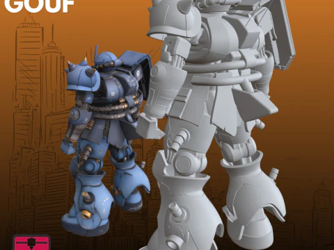 Futuristic Combat Mech STL Close-Range Warrior Inspired Design 3D Print Model