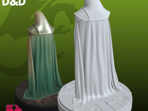 Elf Elven Ranger STL Tabletop RPG Character 3D Print Model