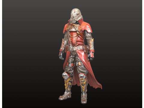 Готова до бою фігурка Superhero Fighter STL 3D Принт Модель