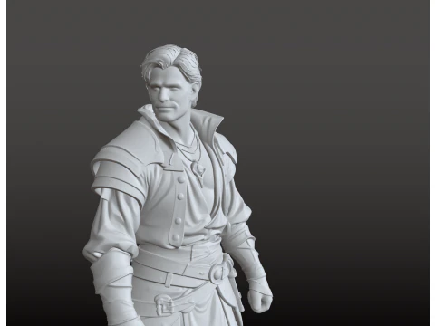 Pirate Prince STL 3D Print Model