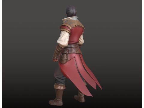 Pirate Prince STL 3D Print Model
