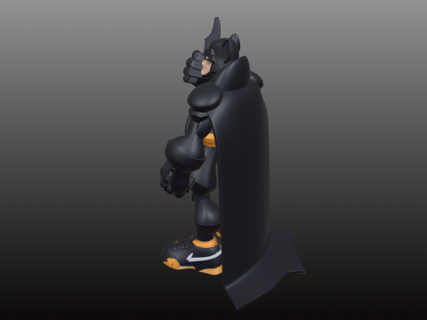 Спортивна модель STL у стилі коміксів Бетмена 3D Принт Модель