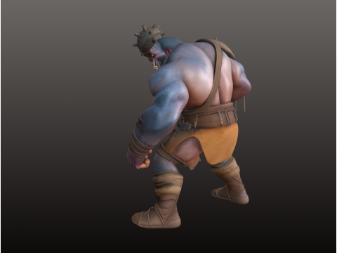 Prajurit Cyclops Mitos Polyphemus STL Model Cetak 3D