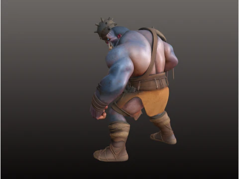 Polyphemus STL Mythical Cyclops Warrior 3D Print Model