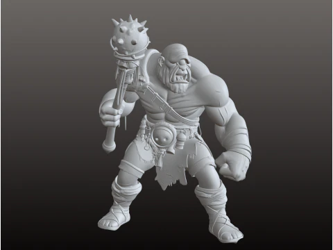 Polyphemus STL Mythical Cyclops Warrior 3D Print Model