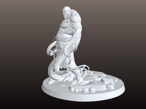 Щупальца Монстра STL Chaotic Abyss Creature 3D Принт Модель