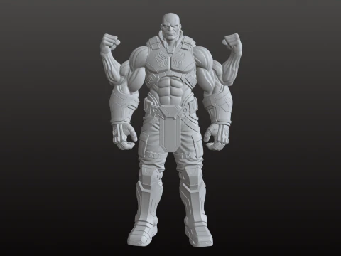 D&ouml;rt Silahlı Savaş&ccedil;ı STL Ultimate &Ccedil;ok Silahlı Savaş&ccedil;ı 3D Baskı Modeli