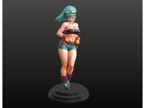 Аниме Воин STL Легендарный боевой герой 3D Принт Модель