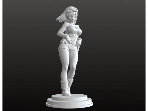 Anime Warrior STL Legendary Martial Hero 3D Print Model