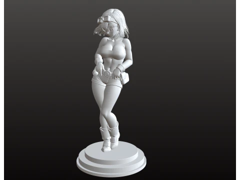 Anime Warrior STL Legendary Martial Hero 3D Print Model