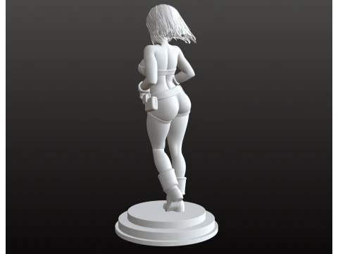 Anime Warrior STL Legendary Martial Hero 3D Print Model