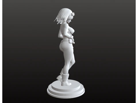 Anime Warrior STL Legendary Martial Hero 3D Print Model