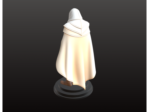 Assassin Warrior STL Renaissance Shadow Master 3D Print Model