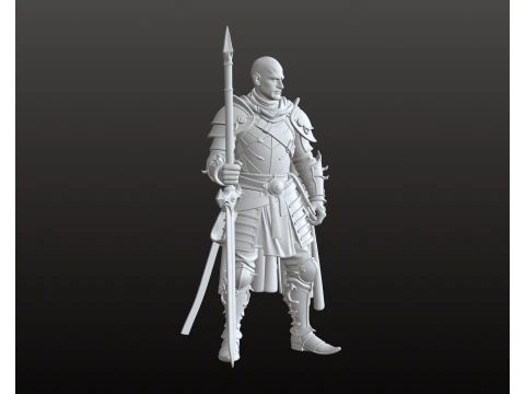 Elite Guard STL Masterfully Armed Sentinel 3D Print Model