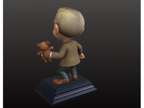 Mr Bean Inspired Chibi STL Iconic Comedy Duo Collectible 3D Print Model