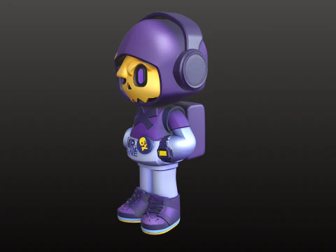 Mr Bones Style Skeleton STL Cool Collector 3D Print Model