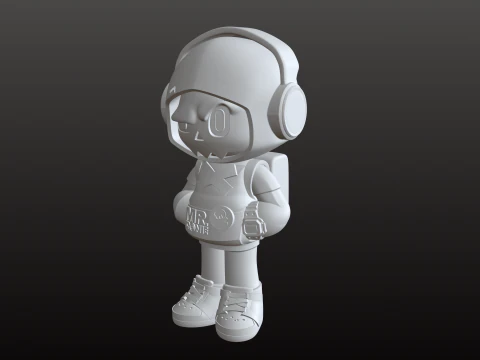 Mr Bones Style Skeleton STL Cool Collector 3D Print Model