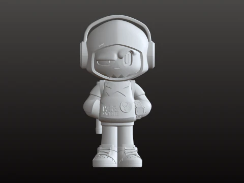 Mr Bones Style Skeleton STL Cool Collector 3D Print Model