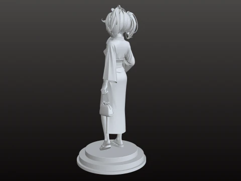 Tania Chinese Geisha STL Cultural 3D Print Model