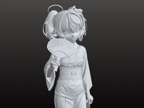 Tania Chinese Geisha STL Cultural 3D Print Model