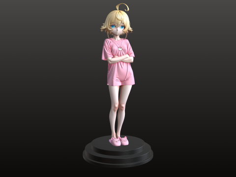 Tania Pyjama Edition STL Style de vie confortable Modèles 3D en vedette