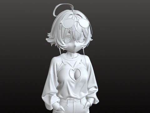 Tania In Love STL Romantic Lifestyle 3D Print Model