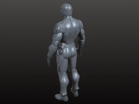 Armored Hero Robot STL Futuristic Battle Suit 3D 3D Print Model