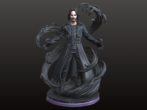 Energy Guardian Warrior STL Superhero Inspired Power 3D Print Model