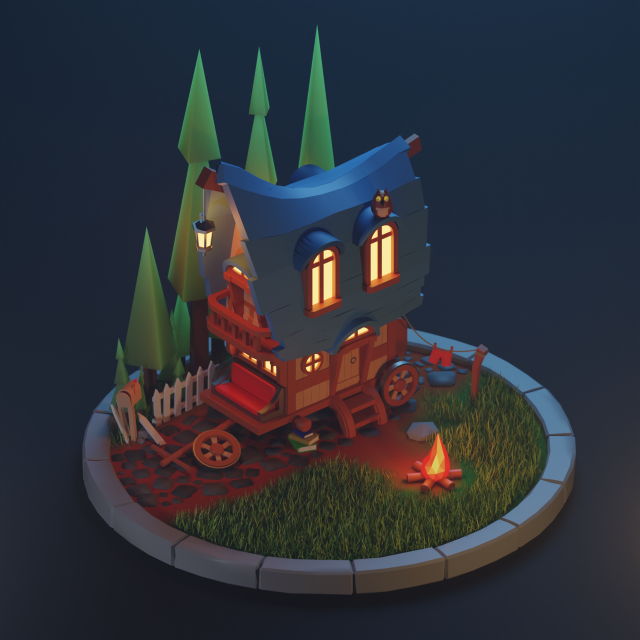 Home Coach Modelo 3D .c4d .max .obj .3ds .fbx .stl .blend 