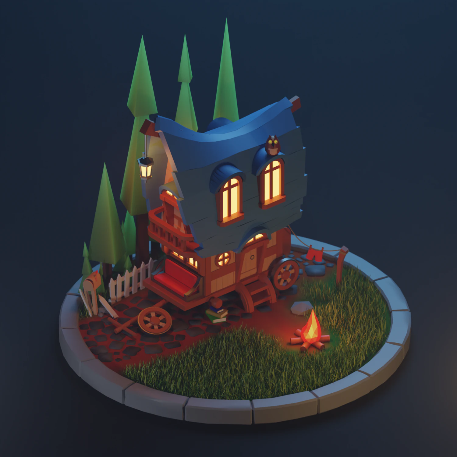Entrenador local Modelo 3D .c4d .max .obj .3ds .fbx .stl .blend 