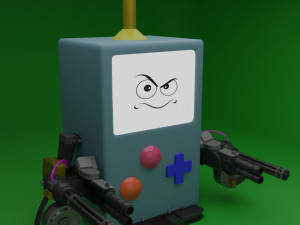 Pop Kill GameBoy 3D Model