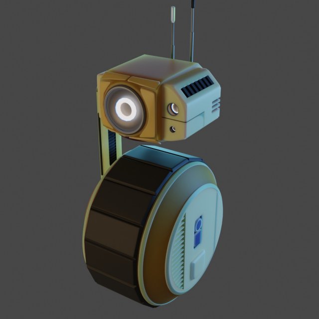 Dron Modelo 3D .c4d .max .obj .3ds .fbx .stl .blend 