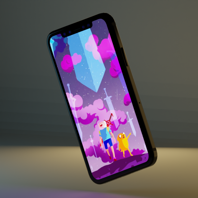 Phone Model 3D .c4d .max .obj .3ds .fbx .stl .blend 